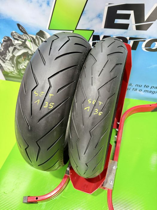 Set Anvelope 2024 Maxiscuter Pirelli Diablo Cauciuc Fata spate set135
