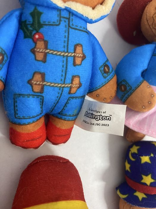 PADDINGTON lot 68 jucării din pluș gen breloc McDonalds 12 cm