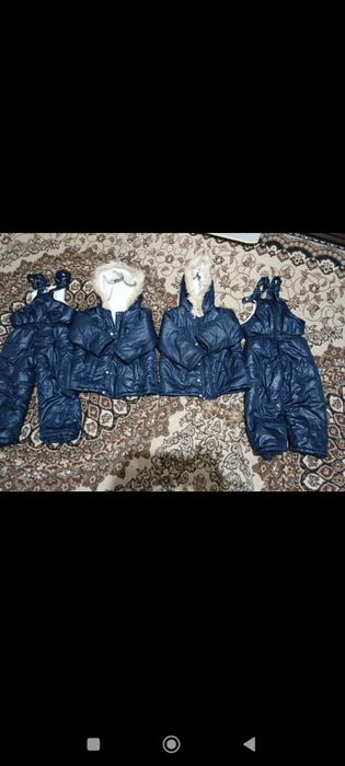 Детский куртка комбинезон сотилади кизларга ва болаларга арзон рахлард