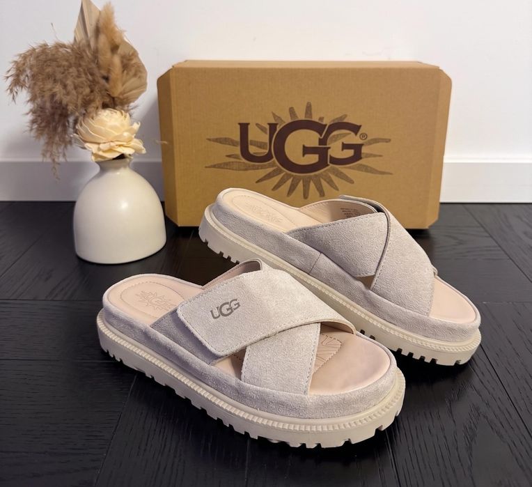 Papuci UGG - Slapi UGG Crem