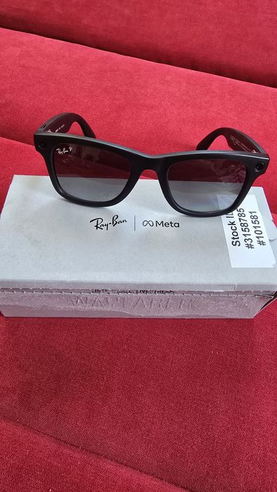Ray Ban Meta Wayfarer, AI, Graphite Gradient Polar