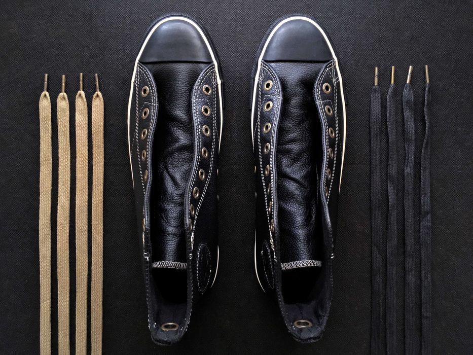 DEADSTOCK CONVERSE® Chuck Taylor A/S EUROPEAN Leather — 10 D (28.5)