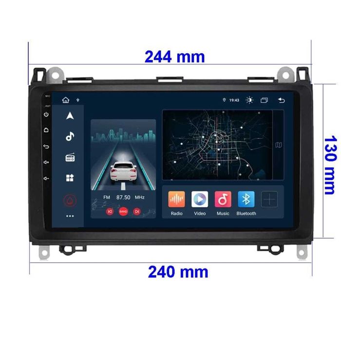 Navigatie Android Mercedes Vito Waze Youtube