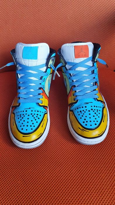 Nike Jordan 1 High Wolf -Custom Made