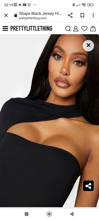 Черно боди с един ръкав