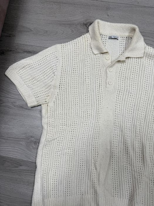 Плетена тениска Zara XL