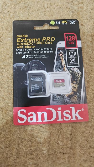 Карта памет 128gb sd карта