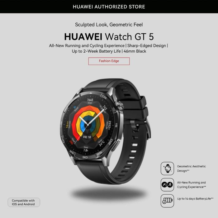 Smartwatch Huawei GT 5, 46 mm, garanției