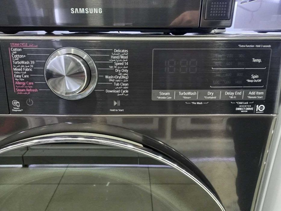 Стирально-сушильная машина LG 12/8 кг WDV1260BRP AIDD TurboWash Steam+