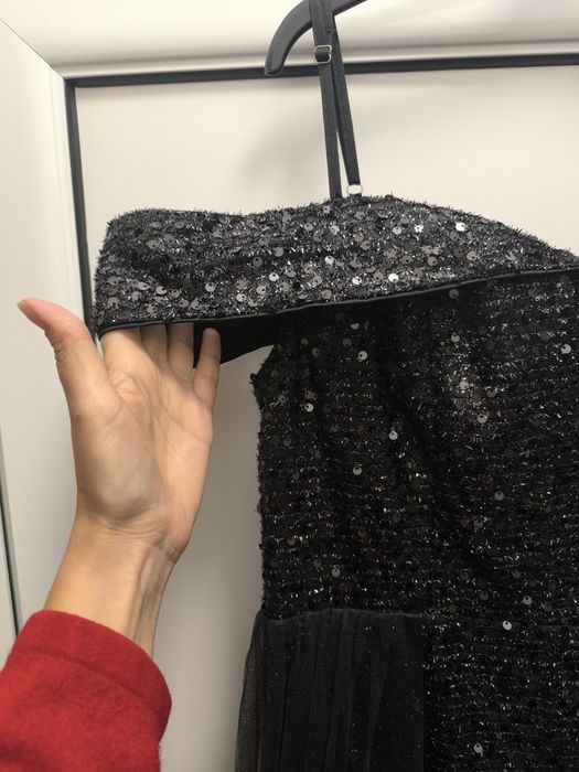 Официална рокля с пайети