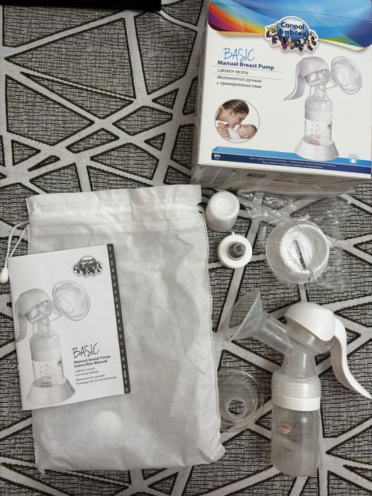 Молокоотсос ручной с бутылочкой