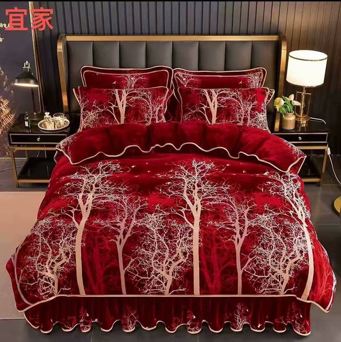 Зимнее постельное бельё велюр 2 спалка