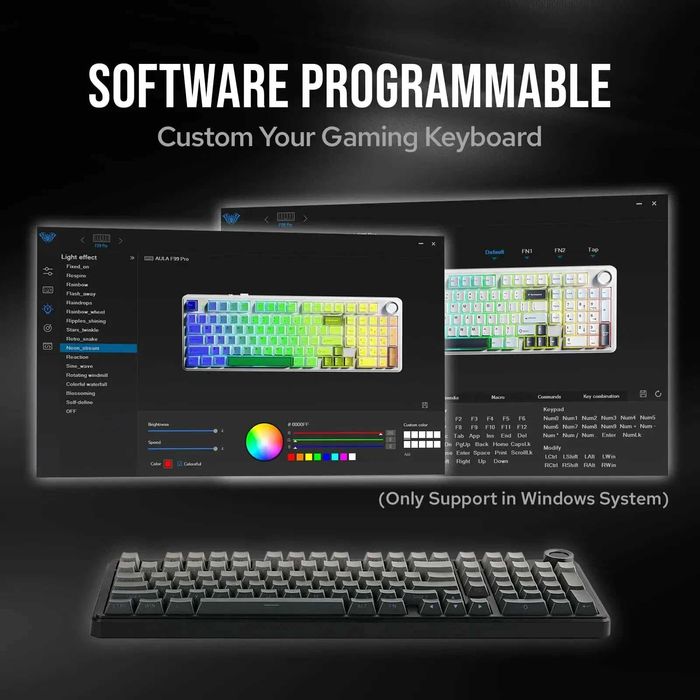 Клавиатура беспроводнаяAULA F99 pro  EN -оригинал