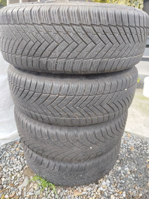 Jante aliaj R15 5x112 VW anvelope iarna