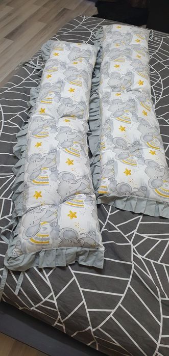 Обиколници за бебешка кошара Сиви Слончета