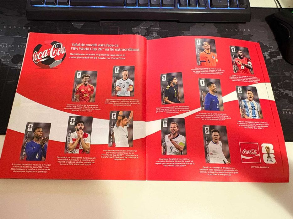 Album Panini World Cup 2026 Complet+Stickere Coca-Cola