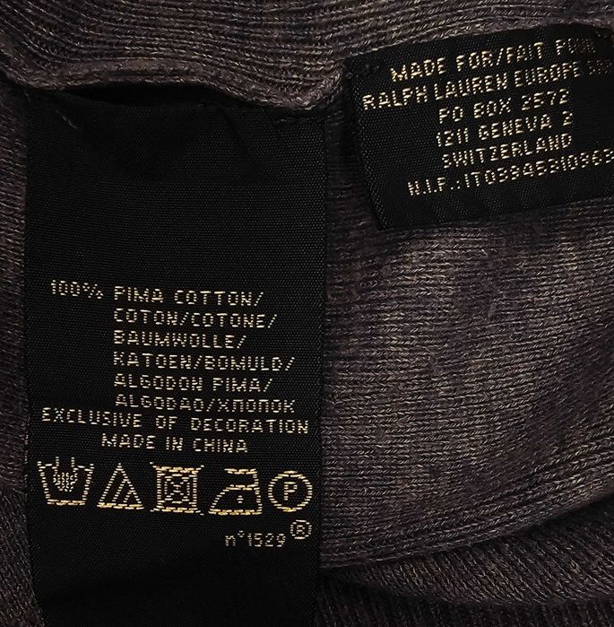 Pulover Polo Ralph Lauren V-Neck - 100% bPima  - Mărimea Lumbac