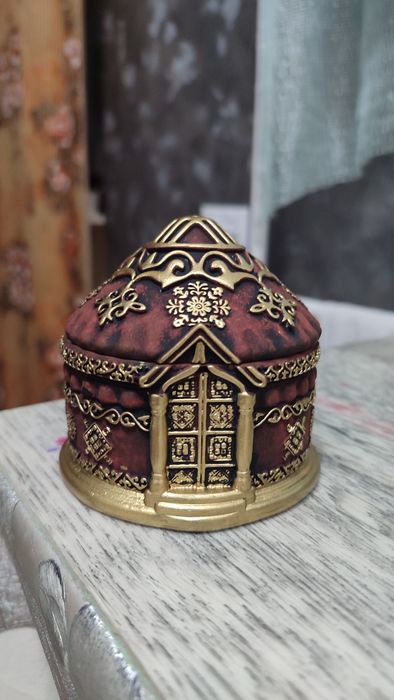 Шкатулка сувенир "Юрта"