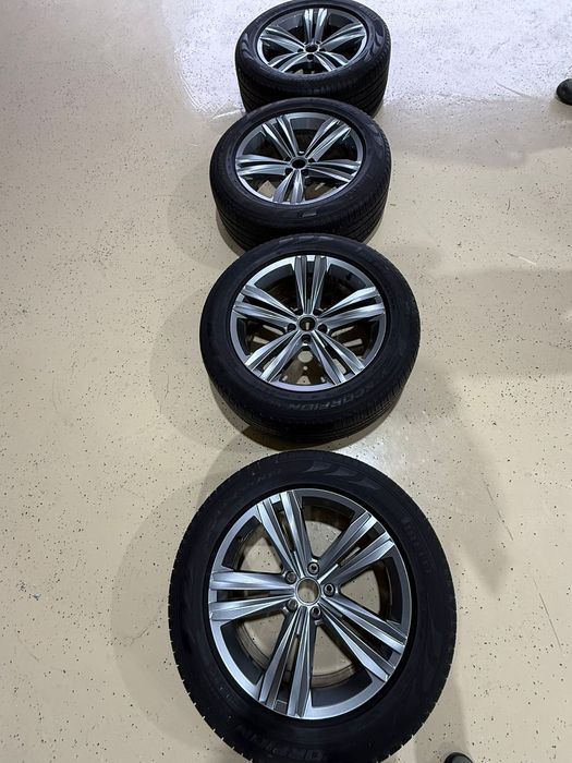 Set 4 jante originale cu anvelope all season 255/55 R 19