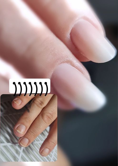 Unghii cu gel și semi