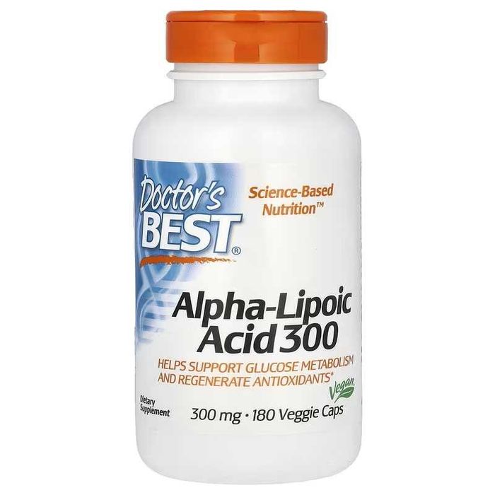 Doctor's Best Alpha Lipoic Acid альфа липоевая кислота Doctors Best
