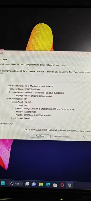 HP envy 750 -110