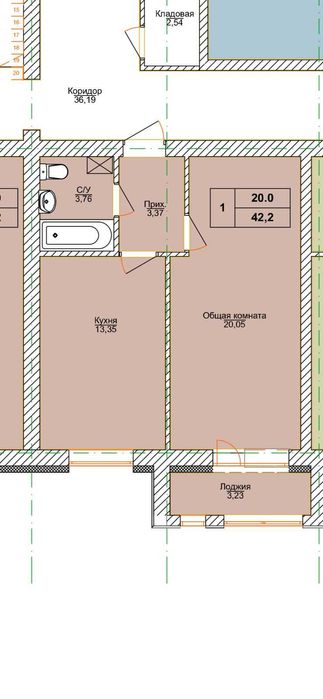 T.D 1k.район гольф-клуба