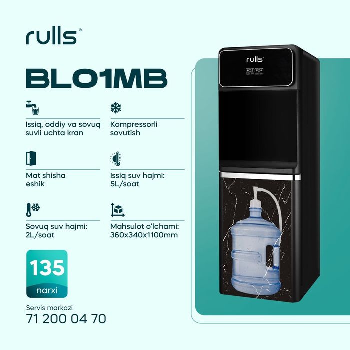 Dunyoda yagona suv kuller рассрочка есть 2026 new 24/7