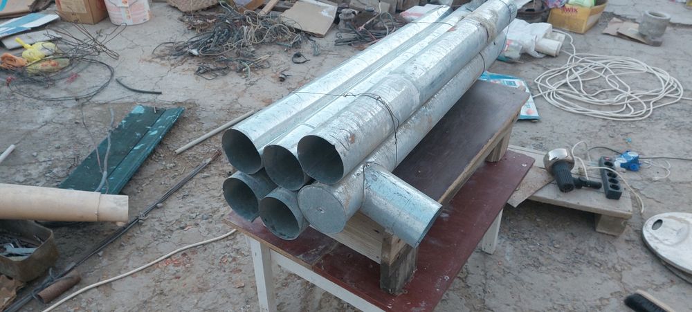 Труба оцинкованная дымоход