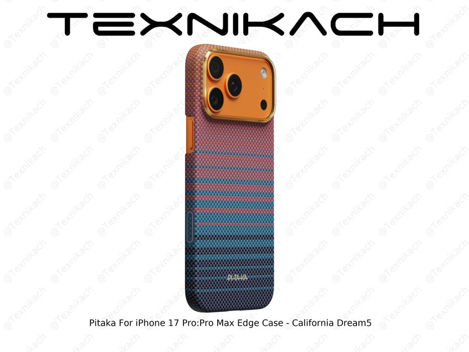 Новый. Pitaka For iPhone 17 Pro/Pro Max Edge Case Доставка