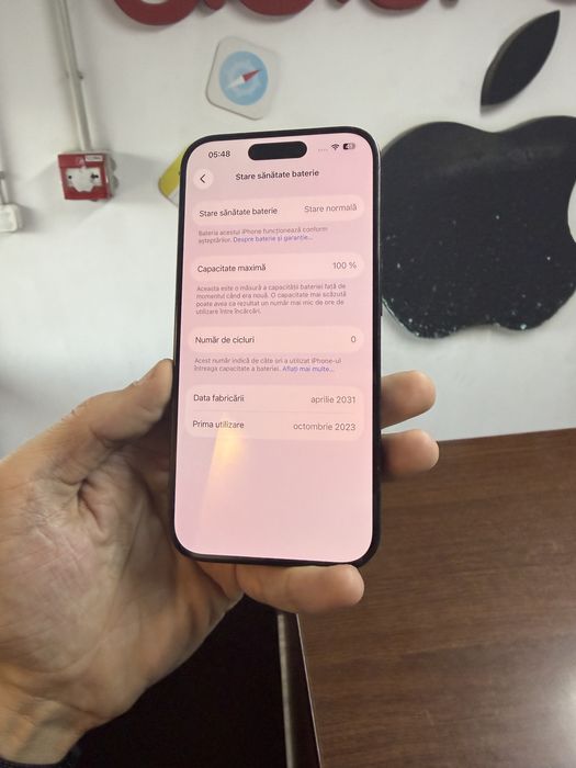 Vand Iphone 15 Pro 256Gb blue