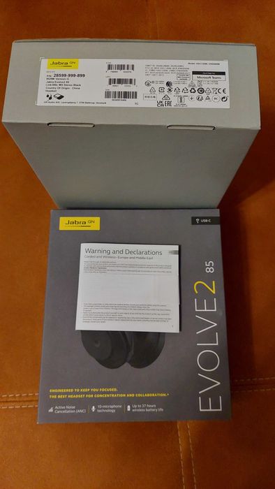 ‼️Noi la cutie JABRA Evolve2 85 PRemiUM GamiNG Sunet Profesional Casti