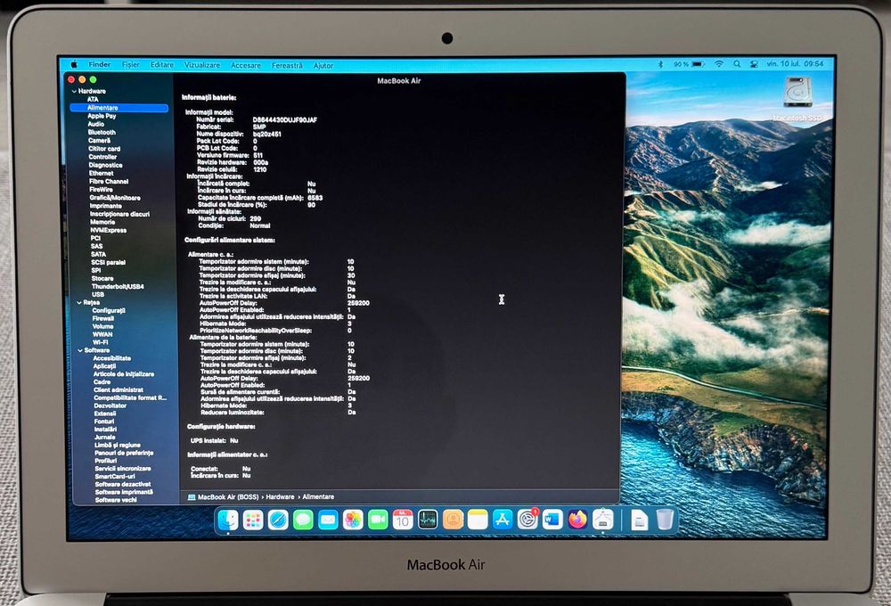 Apple MacBook Air 8 GB/256 SSD in stare perfecta!