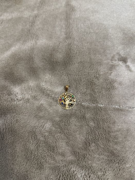 Золотой Кулон дерево
