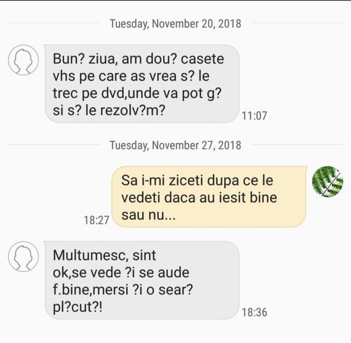 Transfer casete video vechi