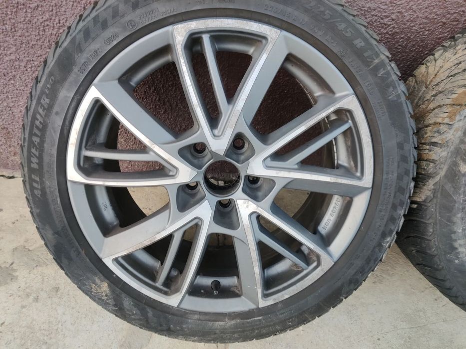 Jante ALUTEC 17'' 5x112 Audi Seat Vw Skoda anvelope iarna 225/45 R17 Matador KBA 48248