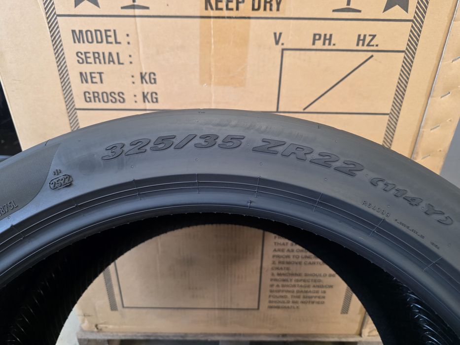 285/40/22 & 325/35/22 4бр.PIRELLI P ZERO TROFEO R-Неразличими от НОВИ