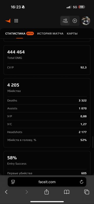 Faceit 10lvl Steam Prime 2400 elo