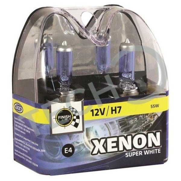 Халогенни крушки с Ксенон ефект 12V/H7/55W - комплект 2 броя.