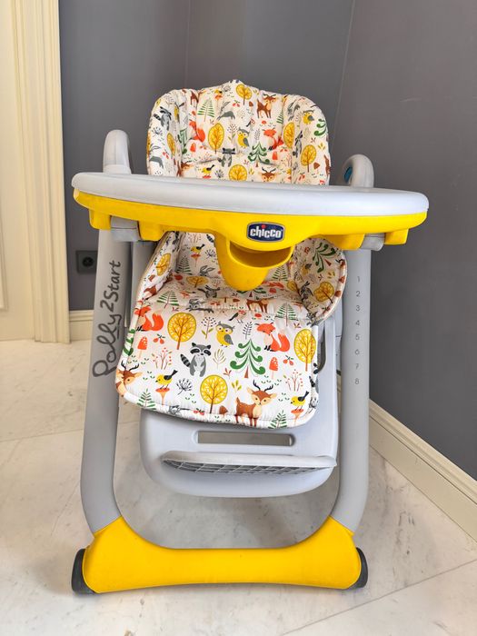 Chicco poly 2 start стул для кормления детский