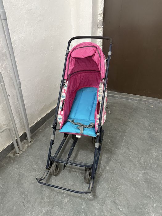 санки с колесами