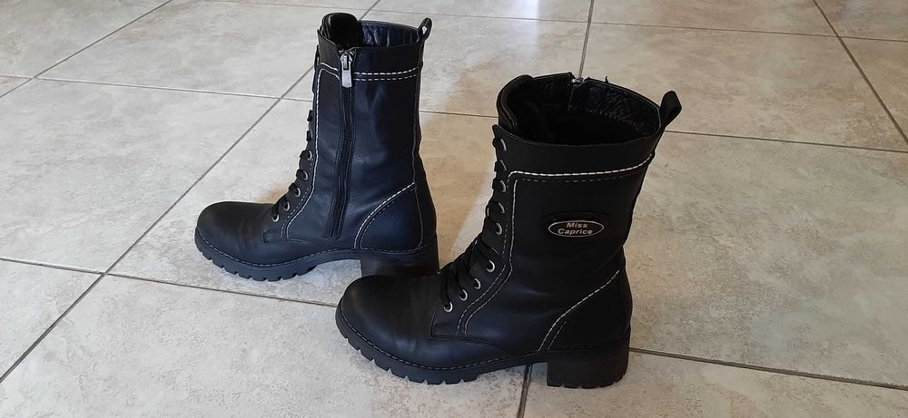дамски боти  Miss Caprice ботуши дамски ботуши обувки
