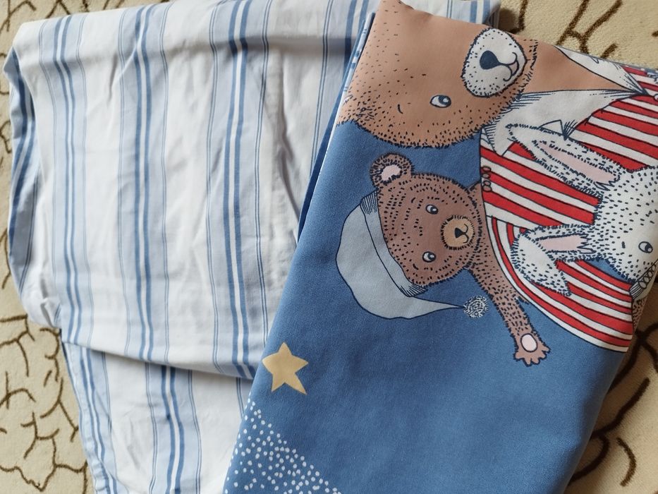 Постельное белье 3 шт  для кроватки с одеялом