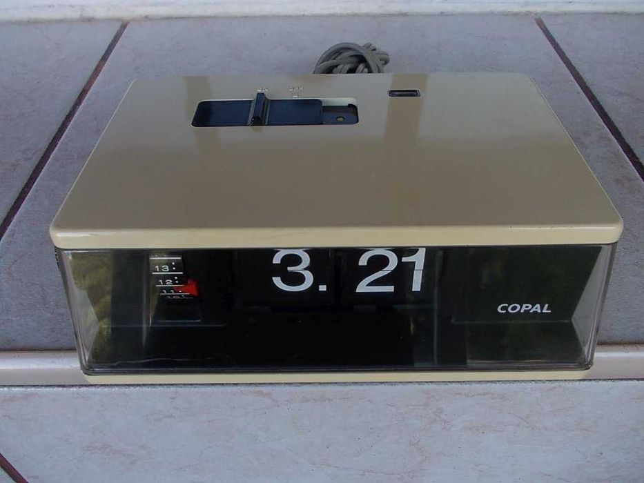 Ceas COPAL model 227 flip rp 240, SIEMENS type MU 1000 clock alarma ...