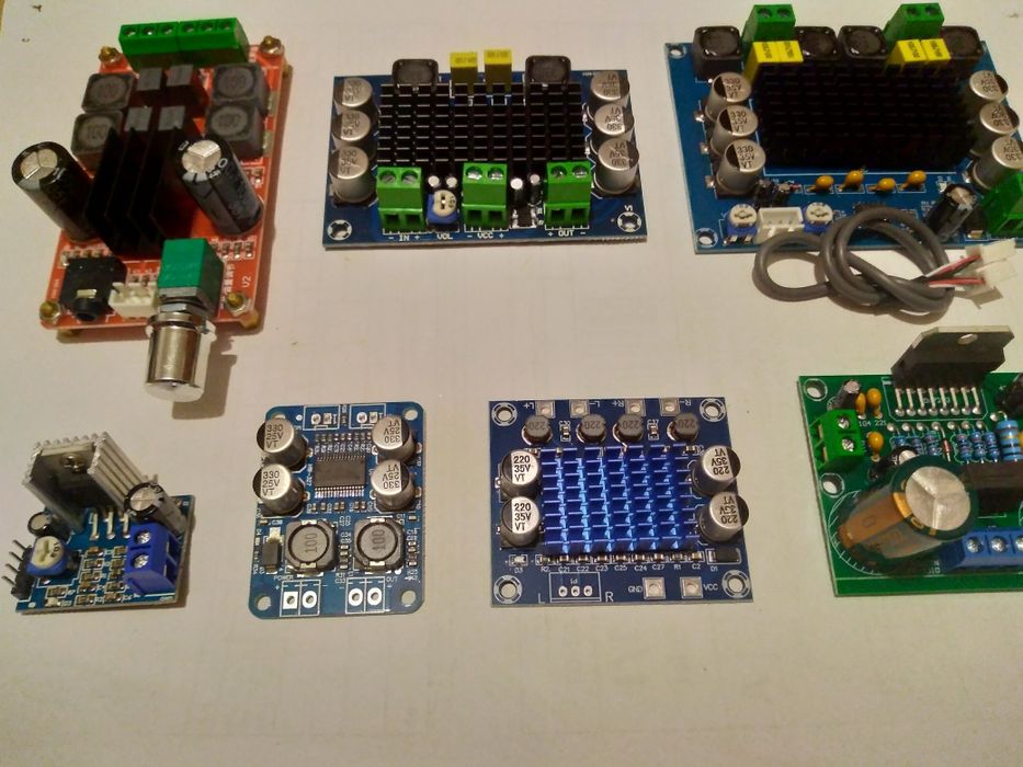 Kit amplificator 1x 100w,2x30w,1x60w, 2x120w,2x50w+100w ,18w, 1x500w
