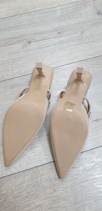 Pantofi stiletto cu pietre strasuri cristale 40