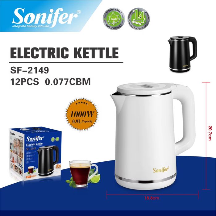 Доставка! Электрический чайник Sonifer SF-2149 0,9 л