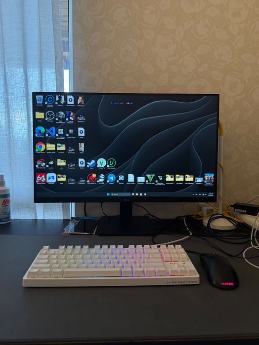 Геймърски компютър Ryzen9 + RTX 3050 пълен комплект