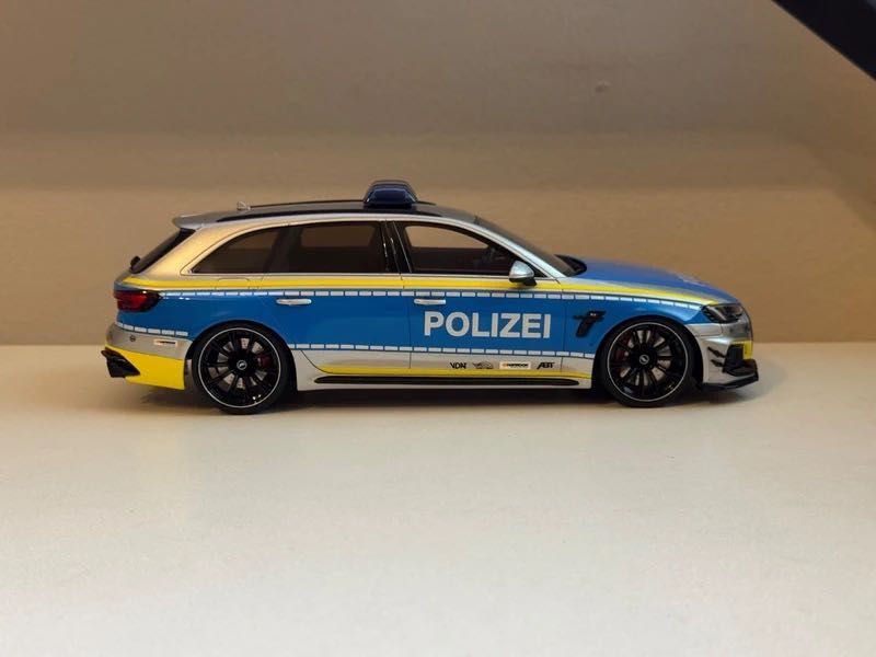Macheta Audi ABT RS4-R Polizei 1:18 GT Spirit GT817