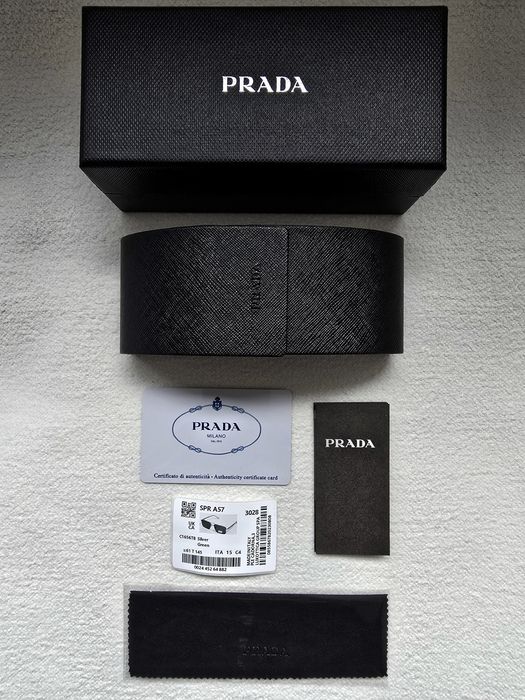 Слънчеви очила Prada SPR A57 silver green